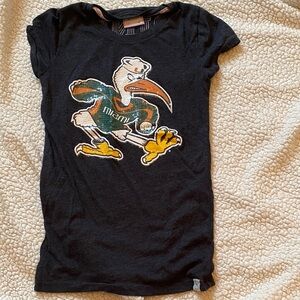 Victoria's secrets Pink Tee with Miami Graphic